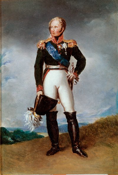 Portret van Alexander I, tsaar van Rusland door Baron François Pascal Simon Gérard