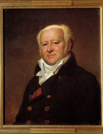 Portret van Baron Jean Nicolas Corvisart-Desmaretz door Baron François Pascal Simon Gérard