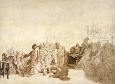 De 10e Augustus 1792, c.1795-9 door Baron François Pascal Simon Gérard