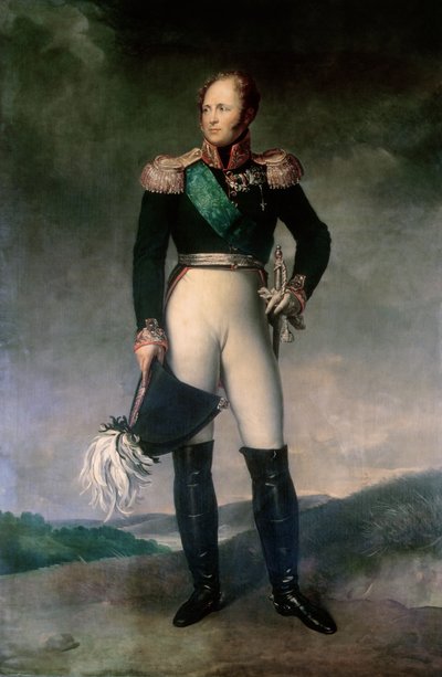 Alexander I van Rusland door Francois Pascal Simon Gerard