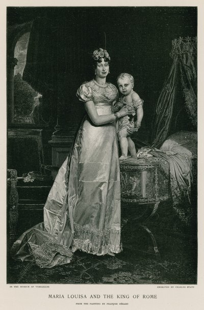 Maria Louisa en de Koning van Rome door Francois Pascal Simon Gerard