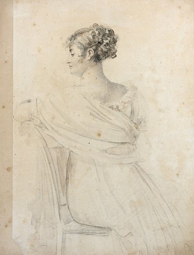 Portret van Madame Récamier door Francois Pascal Simon Gerard