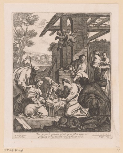 Geboorte van Christus door Francois Perrier