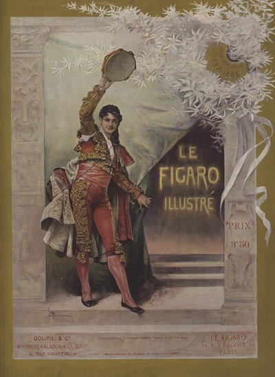 Omslag van Le Figaro Illustre, 1 december 1887 door Francois Schommer