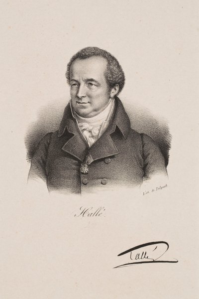 Portret van Karl Halle door Francois Seraphin Delpech
