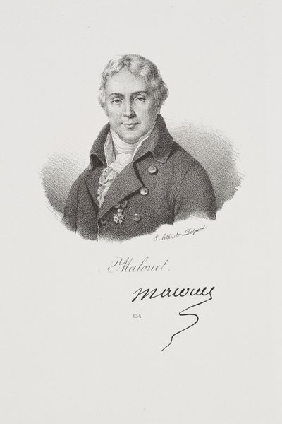 Portret van Pierre-Victor Malouët door Francois Seraphin Delpech