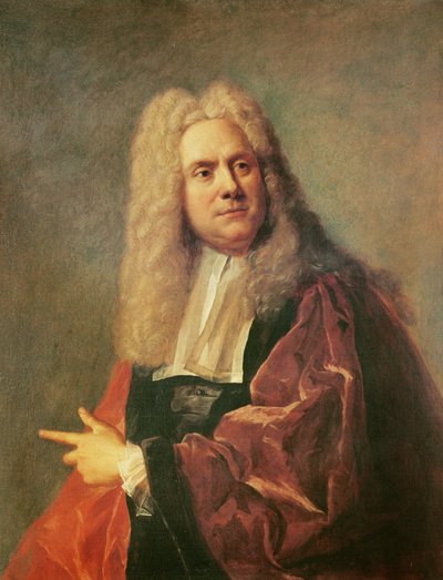 Portret van een Wethouder, vermoedelijk Jean Hébert door Jean François de Troy