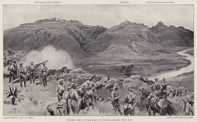 Algemeen overzicht van het slagveld voor Spion Kop door Frank (after) Dadd