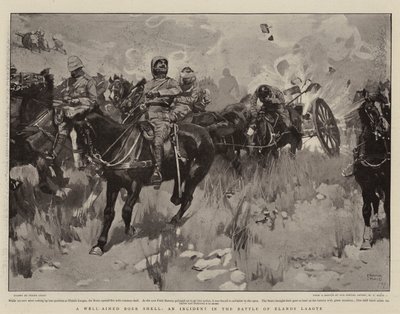 Een Goed Gerichte Boeren Granaat, een Incident in de Slag bij Elands Laagte door Frank Craig