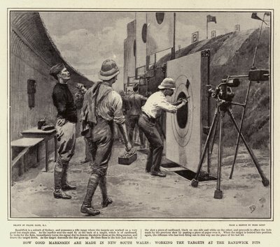 Hoe Goede Schutters worden gemaakt in Nieuw-Zuid-Wales, het werken met de Doelen bij de Randwick Pits door Frank Dadd