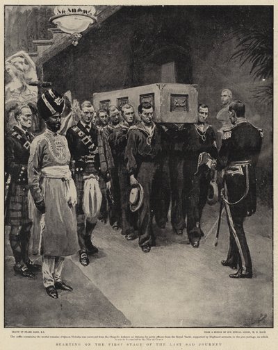 Begin van de eerste etappe van de laatste trieste reis door Frank Dadd