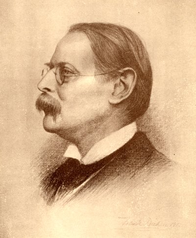 Edmund William Gosse, Engelse dichter, auteur en criticus, 1913 door Frank Dicksee