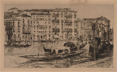Groot Kanaal, Venetië door Frank Duveneck