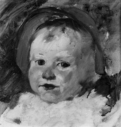 Hoofd van een kind door Frank Duveneck