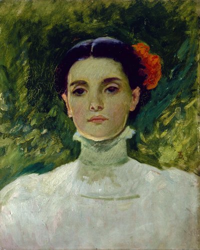 Portret van Maggie Wilson door Frank Duveneck