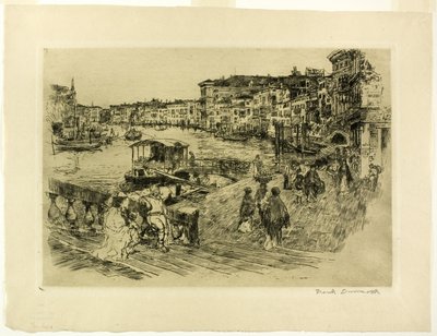 Uitzicht op het Grote Kanaal door Frank Duveneck