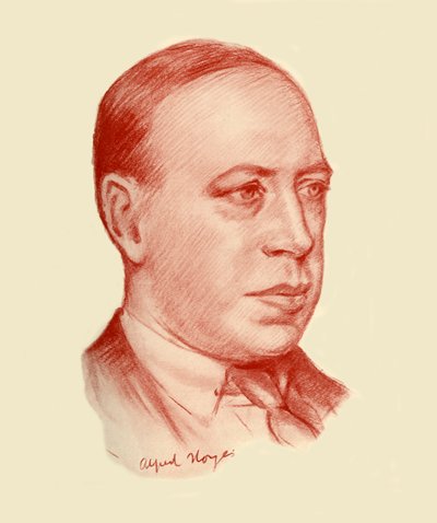 Alfred Noyes door Frank E Slater