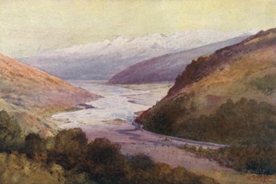 Nieuw-Zeeland: De Rees-vallei en Richardson Range door Frank H Wright