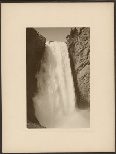Grote watervallen van de Yellowstone door Frank Jay Haynes