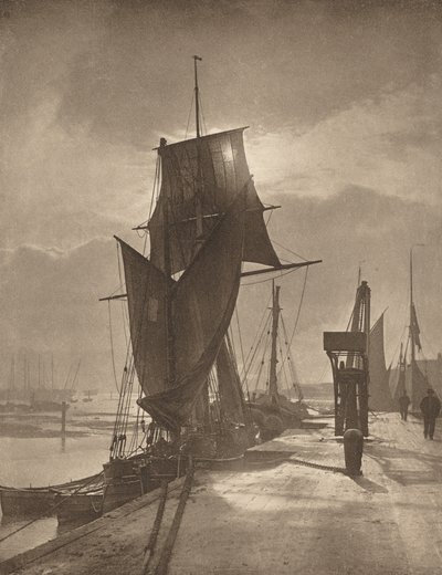 Zonneschijn en schaduw door Frank Meadow Sutcliffe