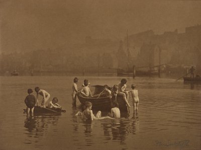 Waterratten door Frank Meadow Sutcliffe