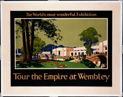 Tour the Empire at Wembley door Frank Newbould