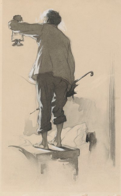 Verkennen door dat Somber Licht voor Lekken door Frank Walter Taylor, 1874 – 1921