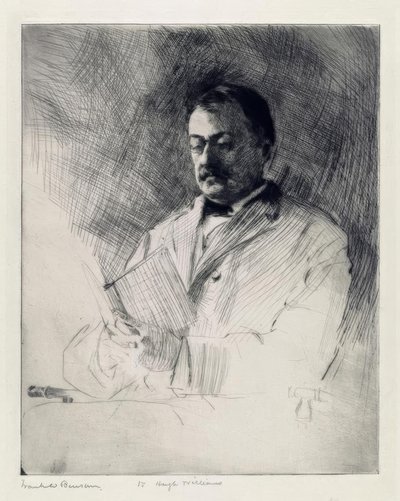 George Russell Agassiz door Frank Weston Benson