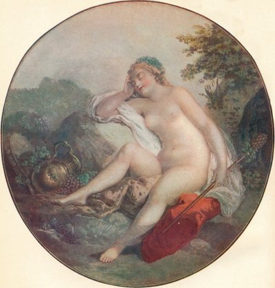 Een Bacchante door François Boucher