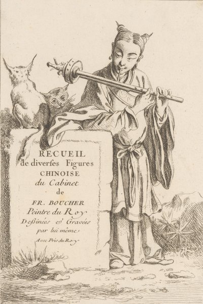 Collectie van Diverse Chinese Figuren door François Boucher
