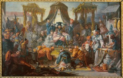 De Audiëntie van de Keizer van China door François Boucher