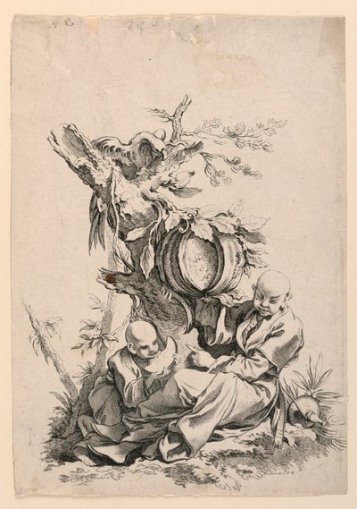 De Smaak uit de serie De Vijf Zintuigen door François Boucher