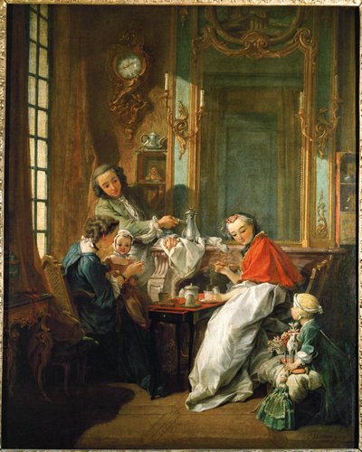 Le dejeuner - de lunch ... door François Boucher