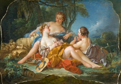 Les Confidences Pastorales door François Boucher