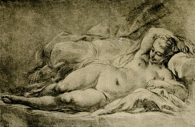 Liggende Venus door François Boucher