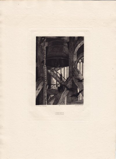 François Flameng - Victor Hugo - Schemerliederen - De klok door Francois Flameng