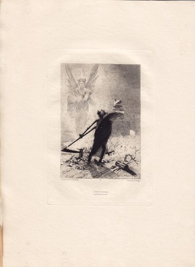François Flameng - Victor Hugo - De overpeinzingen - Magere Hein door Francois Flameng