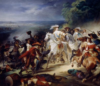 Slag bij Rocroy, 19 mei 1643, 1834 door François Joseph Heim
