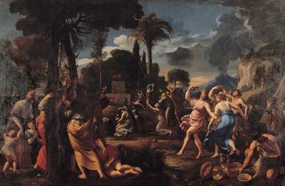 Aanbidding van het gouden kalf door Francois Perrier