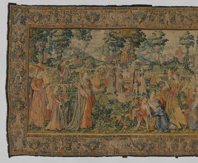 Wandtapijt met de geschiedenis van Niobe