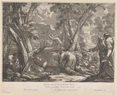 Elias in de vurige wagen door François Tortebat