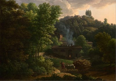 Italiaans landschap door Francois Xavier Fabre