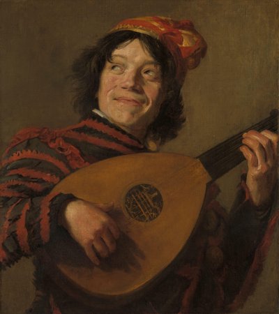 De Luitspeler door Frans Hals (copy after)