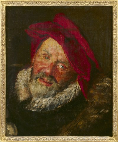 Portret van een Nar door Frans Hals