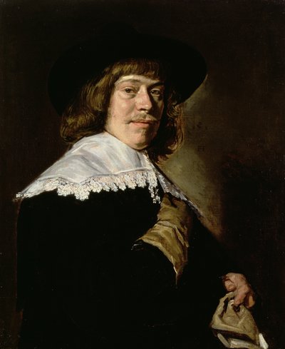 Portret van een jonge man met een handschoen, ca. 1640 door Frans Hals