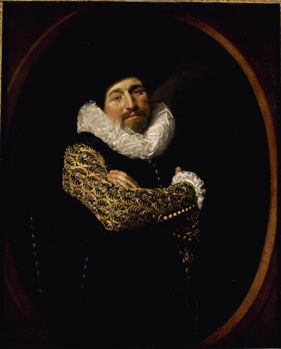 Portret van een man door Frans Hals