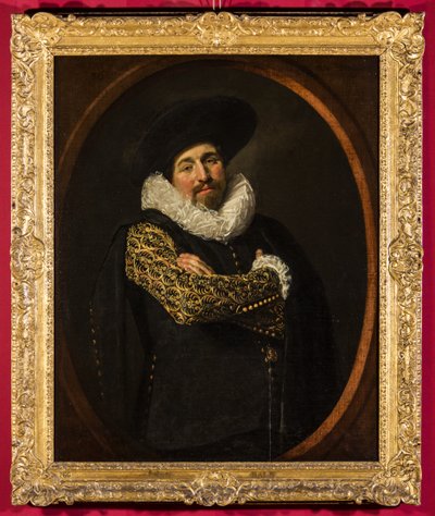 Portret van een man, mogelijk Isaac Abrahamsz. Massa door Frans Hals