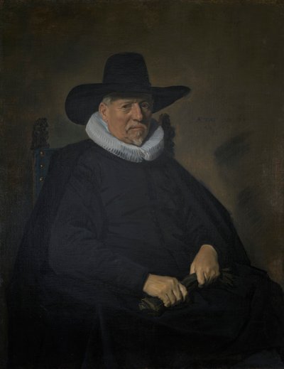 Portret van een oudere man, traditioneel genaamd Heer Bodolphe door Frans Hals