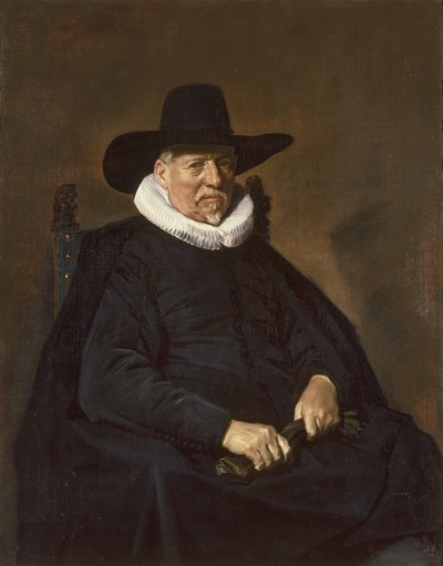 Portret van een Oudere Man, traditioneel genoemd Heer Bodolphe door Frans Hals