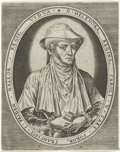 Portret van Eleonora van Habsburg door Frans Huys